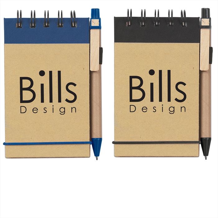 SH6110 Eco-Inspired Spiral Jotter & Pen With Custom Imprint